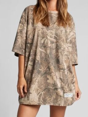 Comfrt Camo TeeCore High Sierra Oversized Heavyweight Tee Sz Large